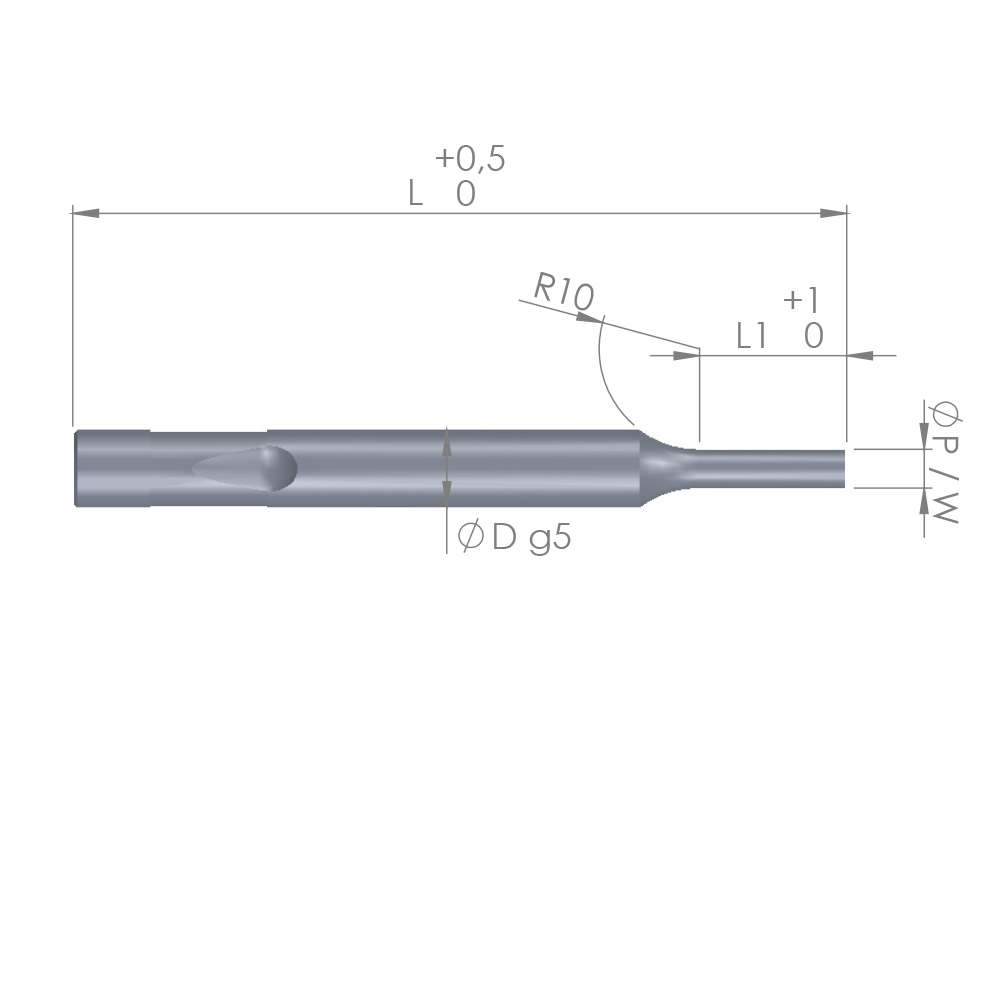 Ball Lock Punch Blanks